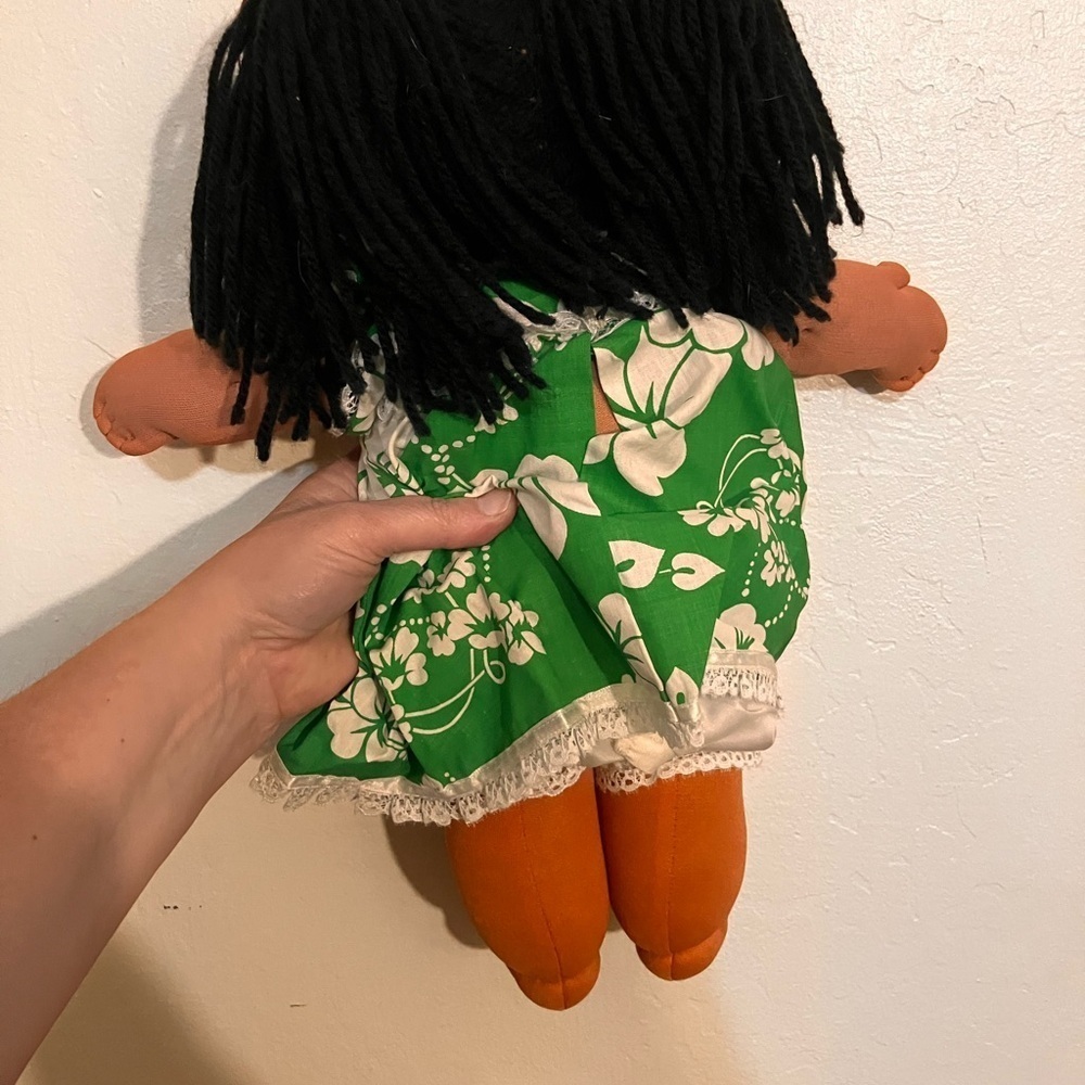 Hawaiian doll with plumeria soft sculpture Magic Island Girls play doll 17” - Picture 7 of 11